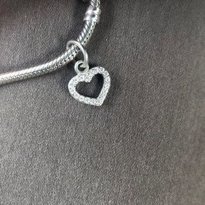 Heart pandora charm
